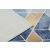 Hakano Arlen Cube blue geometric rug backing close-up