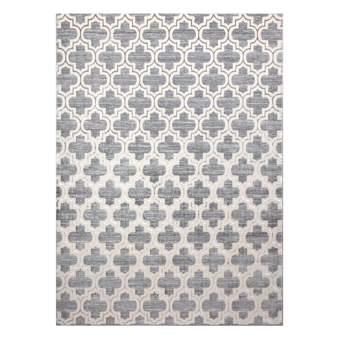 Szőnyeg IONA CLOVER szürke 140x190