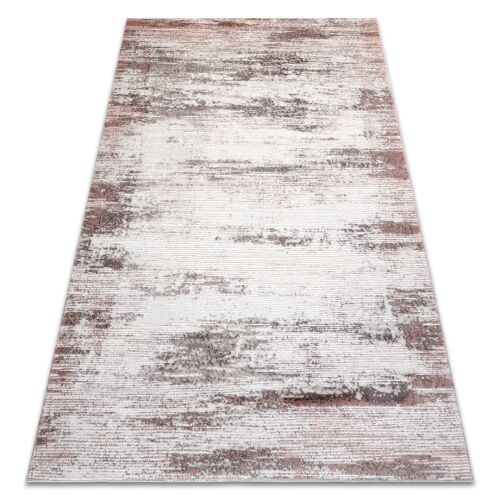 Hakano IONA FRAME 2 beige rug, 80x150 cm, angled view