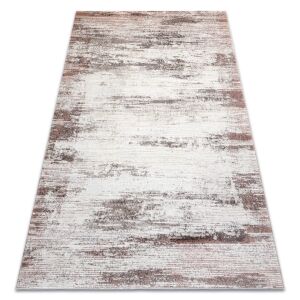 Angled view of Hakano IONA FRAME 2 beige area rug, 120x170 cm - Interior design