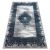 Angled view of Hakano IONA FRAME 3 grey rug, 80x150 cm