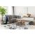Hakano Vers Marble graphite grey rug in a living room setting