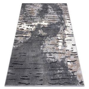 Hakano Vers Rio graphite grey rug, 120x170 cm, angled view - Interior design