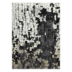 Teppichboden WELLI BRICK schwarz-gelb 120x170  111369332 - Innenarchitektur