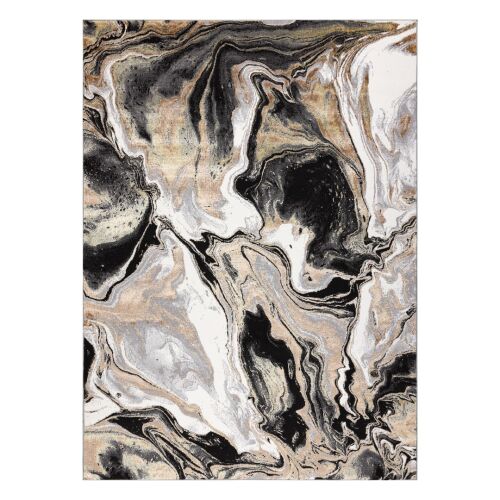 Hakano WELLI ABSTRACT cream rug, abstract pattern