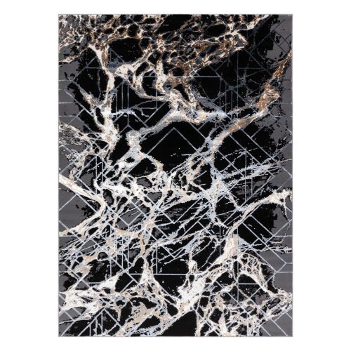 Hakano WELLI ABSTRACT 2 grey rug, 120x170 cm, abstract pattern