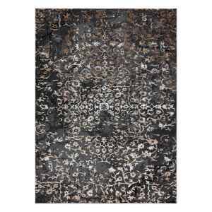 Hakano WELLI ORNAMENT 5 graphite grey rug, 160x220 cm, modern design - Rug