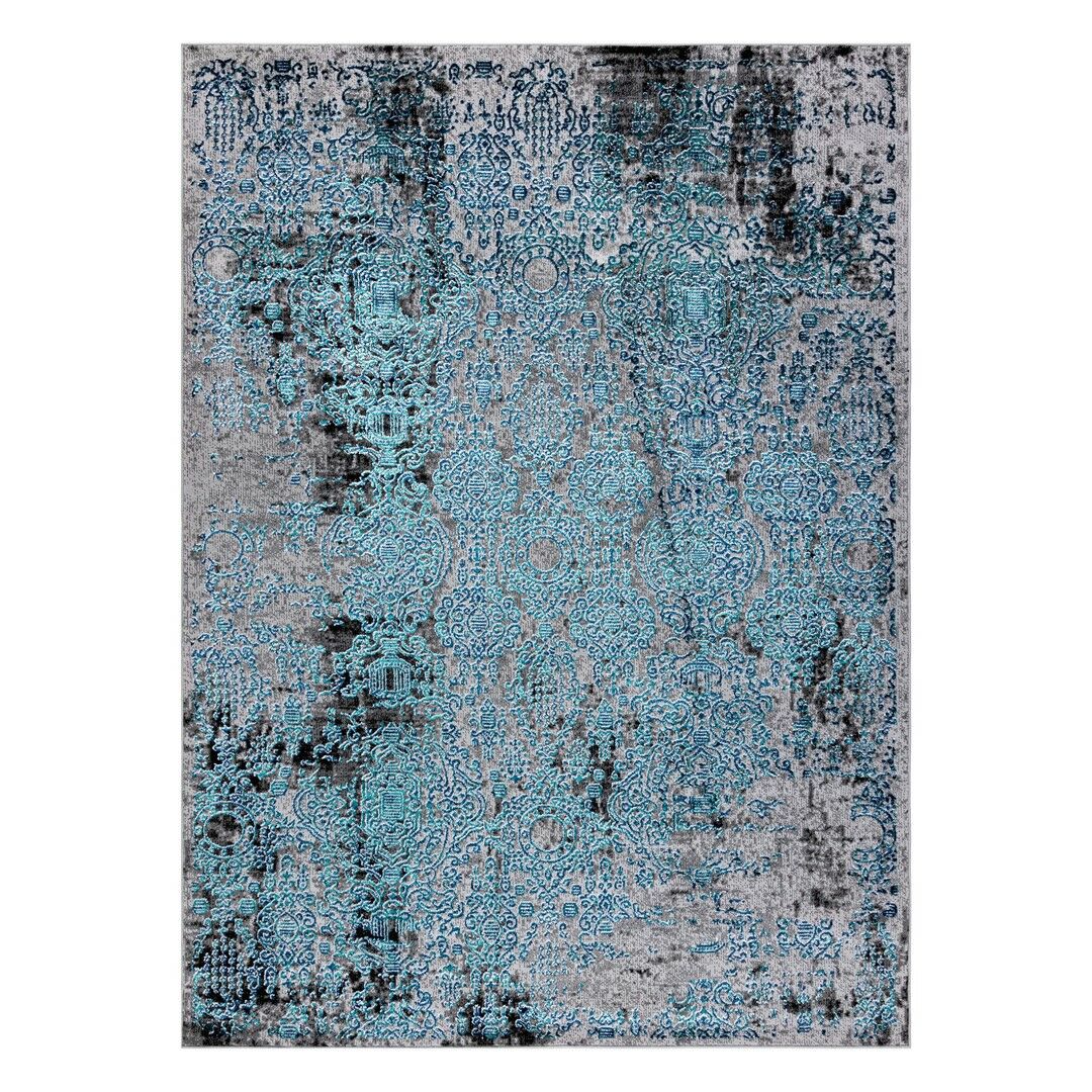 Szőnyeg WELLI ORNAMENT 6 tengerzöld 160x220