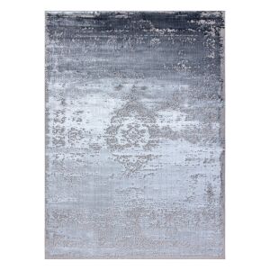 Hakano WELLI ORNAMENT gray rug, 160x220 cm, modern design - Rug