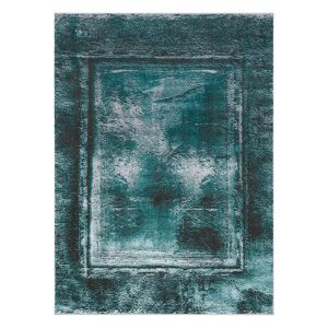 Welli Vintage teal Teppich, 120x170 cm, abstraktes Design - Innenarchitektur
