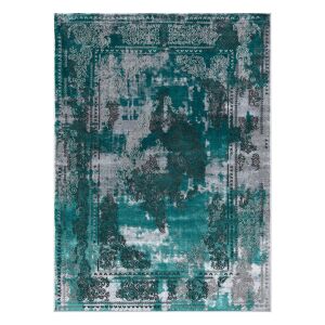Hakano WELLI ABSTRACT 6 sea green rug, 140x190 cm, abstract design - Interior design