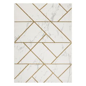 Hakano Estema Marblegeo cream rug, geometric pattern - Rug