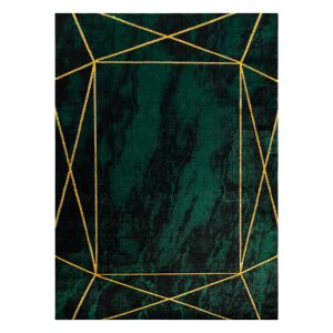 Hakano Estema Marble 2 green rug with geometric gold pattern, 80x150 cm - Rug