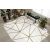 Hakano Estema Geometric cream rug 140x190 cm in a modern living room setting