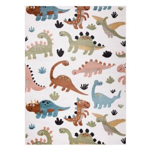 Beo Dino Creme Teppich 120x170 mit Dinosaurier Muster - Innenarchitektur