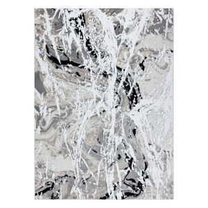 Hakano MOSSE ABSTRACT beige rug, 80x150 cm, abstract pattern - Interior design