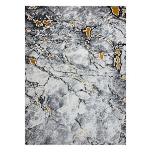 Tepih Hakano MOSSE MARBLE kremasti, 80x150 cm, uzorak mramora - Dom i vrt
