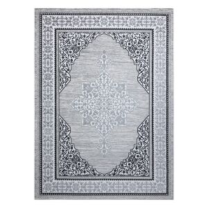 Hakano MOSSE ORNAMENT 2 grey rug, 120x170 cm, ornamental design - Interior design
