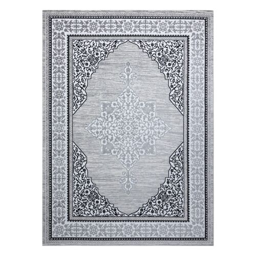 Hakano MOSSE ORNAMENT 2 grey rug, 120x170 cm, ornamental design
