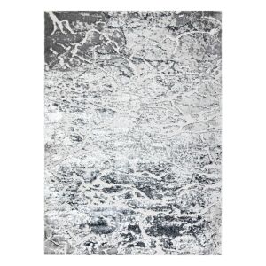 Hakano TREX BETON gray rug, 80x150 cm, abstract pattern - Interior design