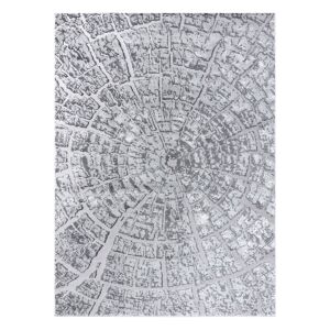 Tepih Hakano TREX TREE 2 sivi, 140x190 cm, uzorak godova - Uređenje interijera