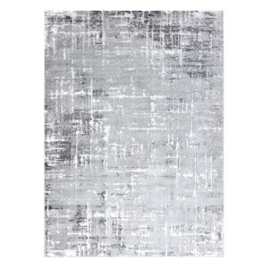 Hakano TREX LINES gray rug, 80x150 cm, abstract design - Home & Garden