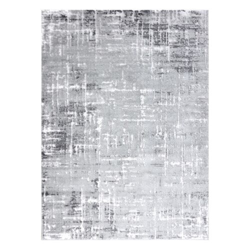 Hakano TREX LINES gray rug, 80x150 cm, abstract design