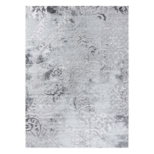 Covor Hakano TREX ORNAMENT gri, 80x150 cm, vedere de sus