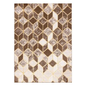 Koberec TREX GEOMETRIC farba béžová 120x170 Hakano 111378251