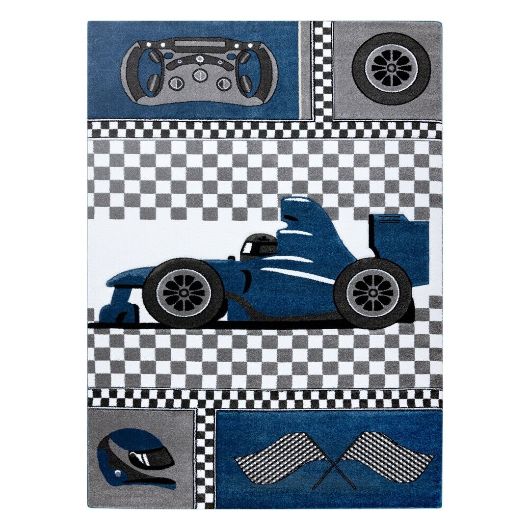 Szőnyeg TINIES RACE kék 160x220