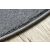 Edge detail of gray Hakano TINIES RACCOON rug