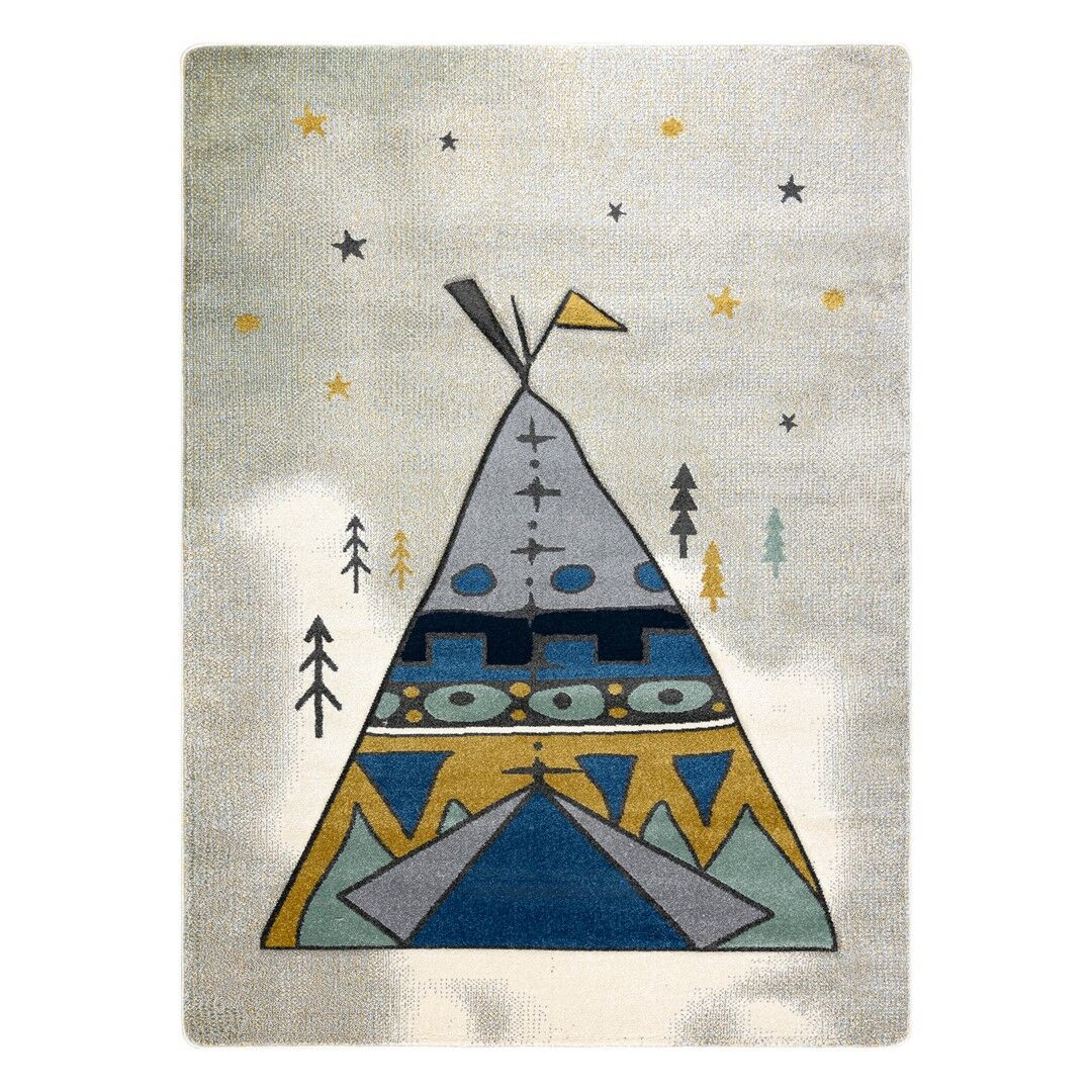 Szőnyeg TINIES TIPI szürke 160x220