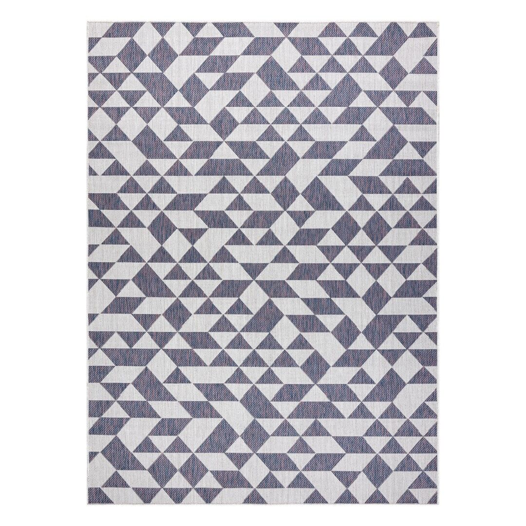 E-shop Koberec VINEA GEOMETRIC farba krémová 160x220 Hakano