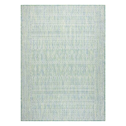Hakano Vinea Rhombus green rug 140x190 cm, rectangle, polypropylene