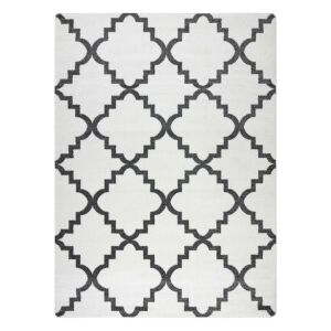 Hakano Esmesa Maroko Cream Rug 140x190 with Moroccan Trellis Pattern - Rug