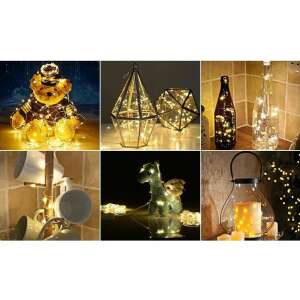 Különböző dekorációs ötletek melegfehér LED fényfüzérrel. - Delight