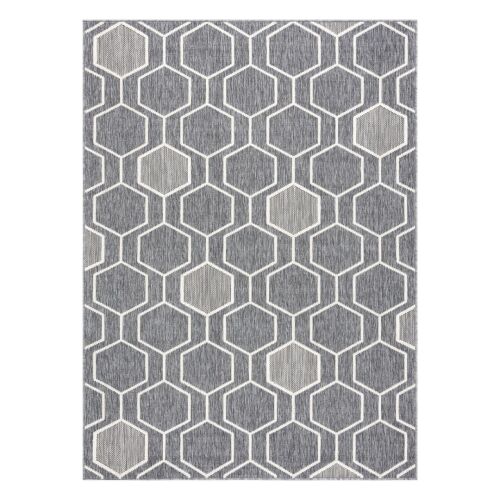 Carpet WINK HEXAGON grey 120x170 