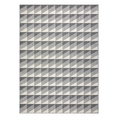 Hakano Wink Rhombus gray rug, 120x170 cm, geometric pattern