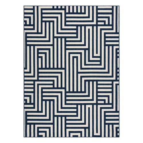 Hakano Wink Maze Cream Rug 120x170 with Geometric Pattern