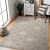 Hakano WINK HEXAGON beige rug in living room setting
