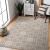 Hakano WINK HEXAGON beige rug in a living room setting
