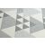 Detailed view of Hakano Wink Triangle cream rug pattern