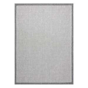 Hakano Wink Lines grey rug 160x230 cm, striped pattern - Interior design