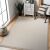 Hakano Wink Lines beige rug in living room setting