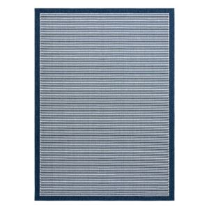 Hakano Wink Lines blue striped rug, 160x230 cm - Rug