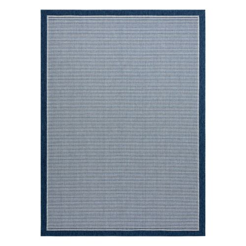 Hakano Wink Lines blue striped rug, 160x230 cm