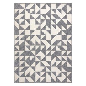 Hakano WINK TRIANGLE gray rug, 120x170 cm, geometric pattern - Interior design