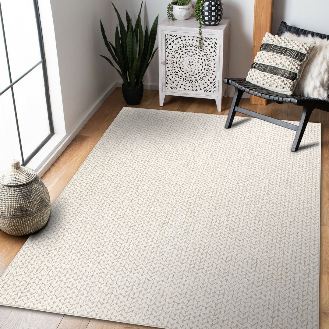 E-shop Koberec WINK CHEVRON farba béžová 60x110 Hakano