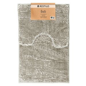 Restilo Bati beige Badezimmerteppich-Set, modernes Design, 50x80 und 40x50 cm - Badezimmermöbel