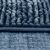 Detailed texture of dark blue Restilo Bati bathroom rug